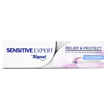 خمیر دندان سفید کننده Sensitive Expert سیگنال 100 میلی لیتری